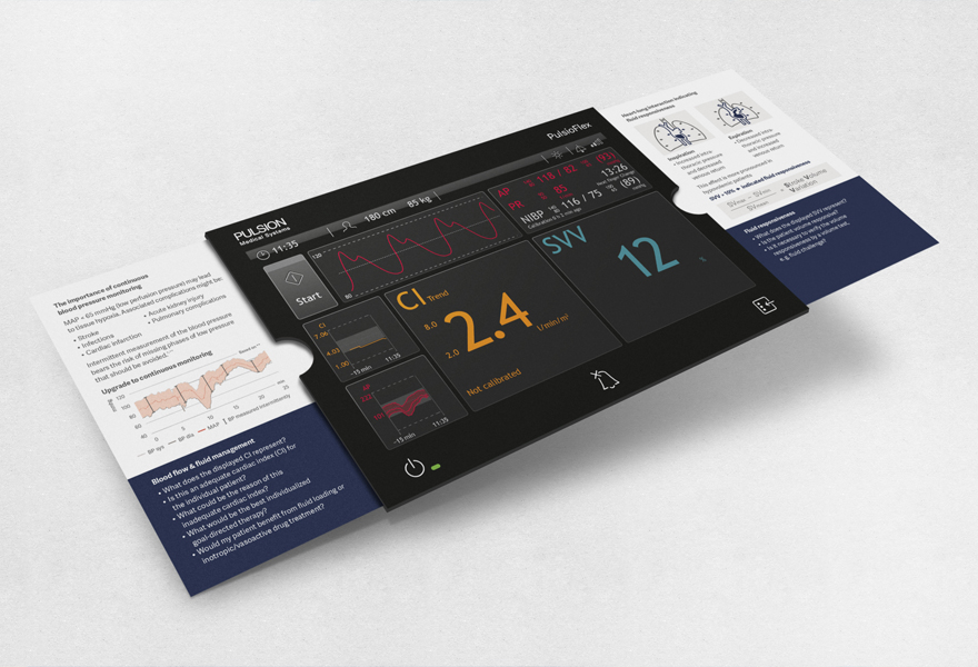 Treatment decisions can be determined faster if they are confirmed by an algorithm and hemodynamic normal values. The Peri-operative Value Card may assist the treatment pathway in your clinical routine.