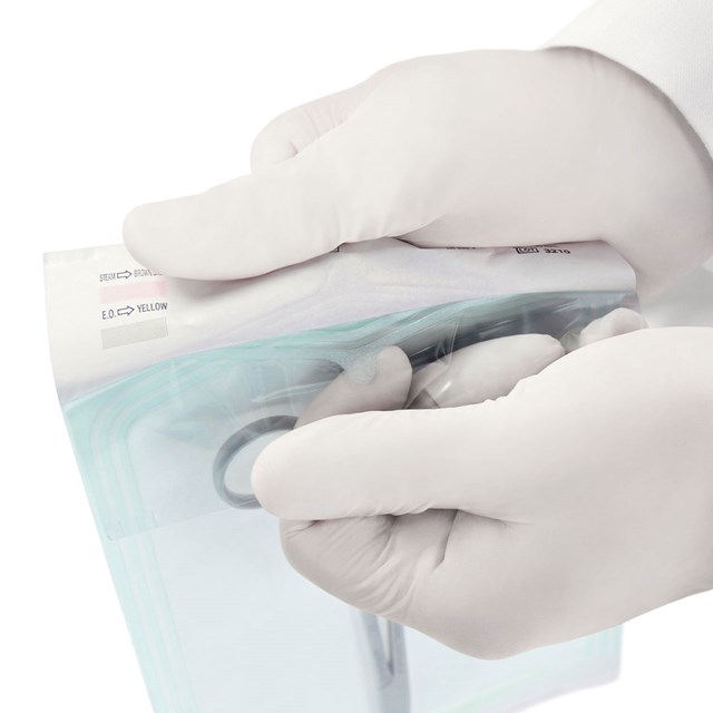 Getinge Pack Self-Seal Sterilization Pouches are intended for use at steam, ethylene oxide and formaldehyde sterilizers