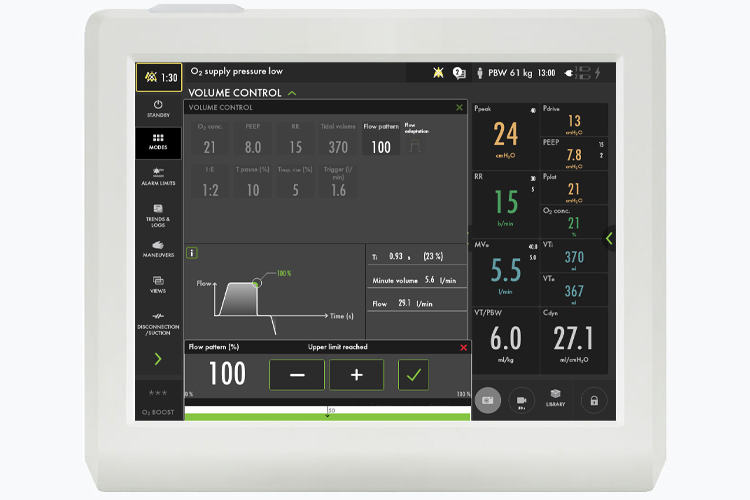 Servo-air safety scale parameters