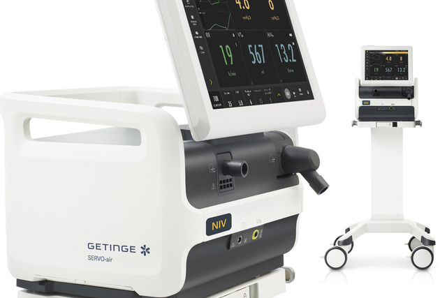 Servo-n non-invasive mechanical ventilator, intuitive, powerful, customizable. Personalized ventilation meets high mobility.