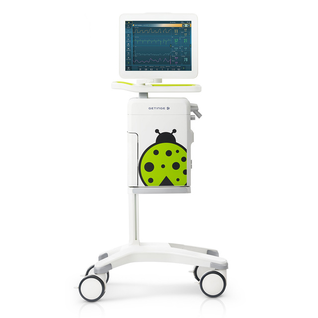 Getinge Servo-n mechanical ventilator showing non invasive NIV NAVA ventilation mode