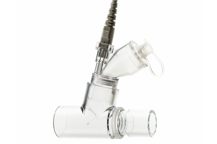 Aerogen Solo nebulizer connected to Aerogen Solo Aerogen Solo nebulizer connected to Aerogen Solo