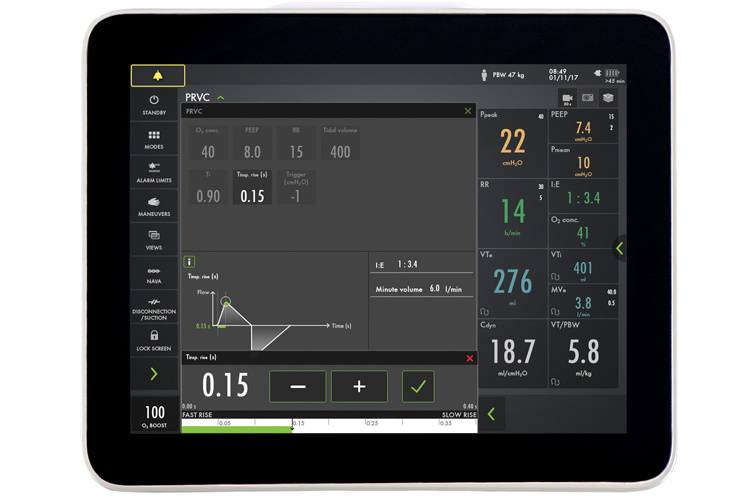 Getinge Servou® the simple to use safer to learn mechanical ventilator