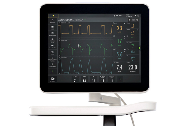 Getinge Servou® das mechanische Beatmungsgerät, das leicht zu