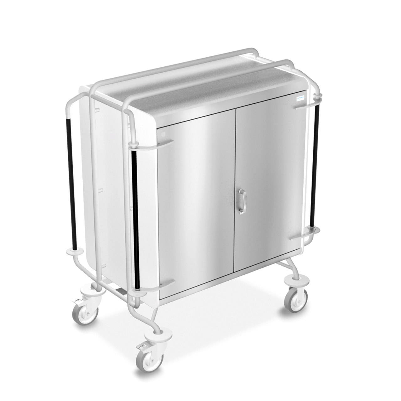 Smart distribution trolleys hard cover (DTHC) are designed for the effective, ergonomic transport of baskets or containers. 