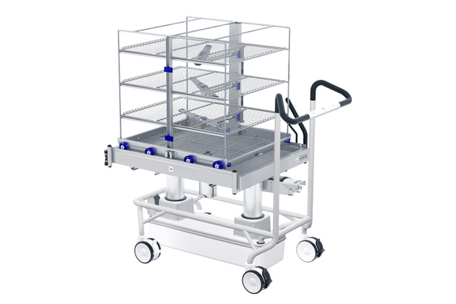 smart trolley aht washer disinfectors wash cart