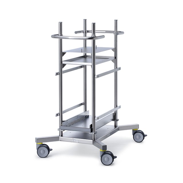 The stable and compact Sprinter Cart occupies minimal space thanks to its compact dimensions and elaborate partitioning