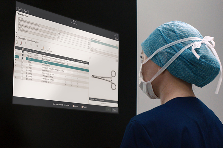 T-DOC sterile supply management T-DOC OR instrument counting