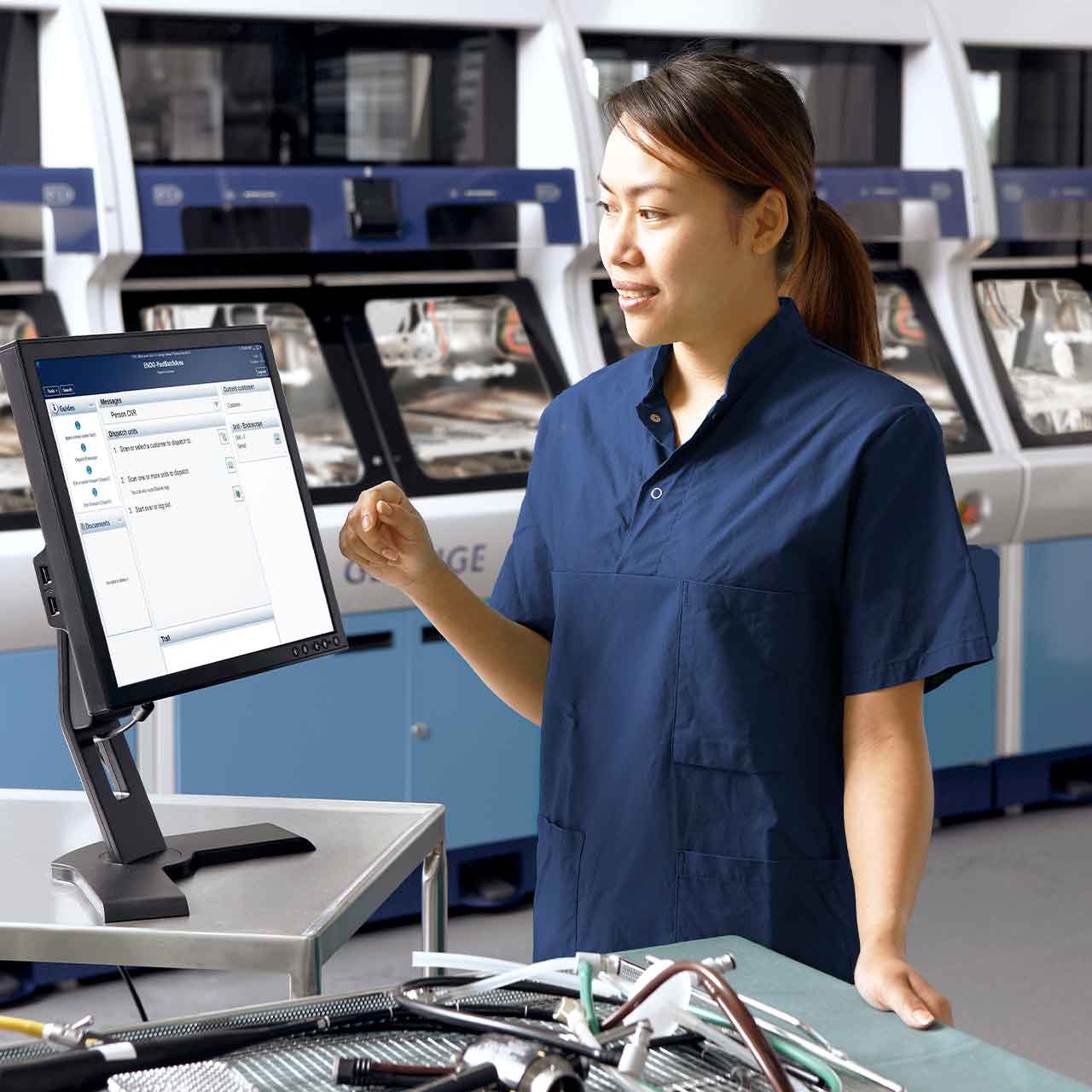 T-DOC Endo provides step-by-step user guidance during handling and reprocessing of endoscopes