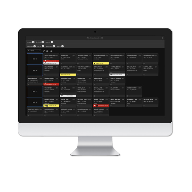 Talis RemoteView with +ACG on screen