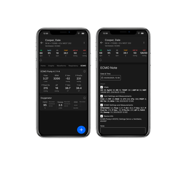 Talis RemoteView with +ACG on mobile tab and note
