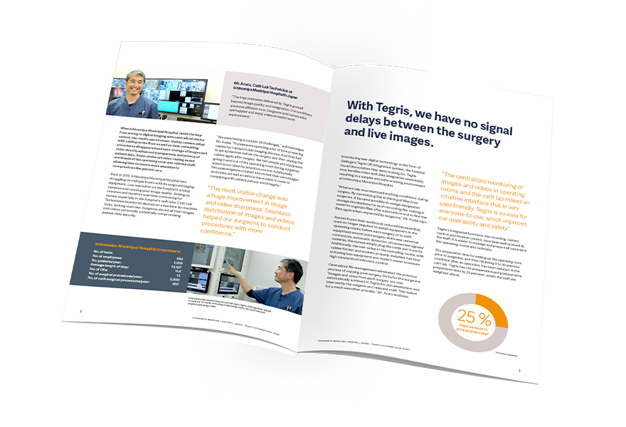 Tegris OR Integration solution from Getinge Tegris OR Integration solution from Getinge