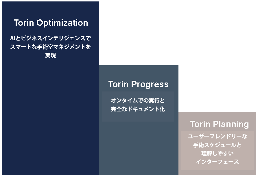 3段階の Torin ソリューション 3段階の Torin ソリューション