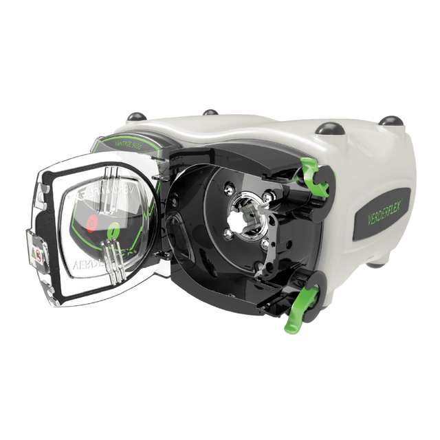 The Verder Verdeflex Vantage 5000 pump has a color touch screen interface and intuitive icon-based programming.