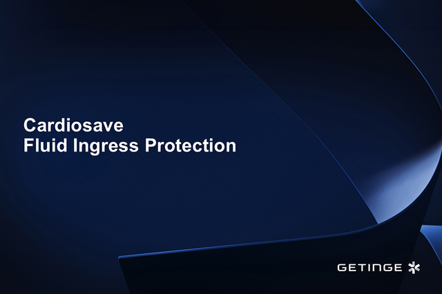 Cardiosave Fluid Ingress Protection