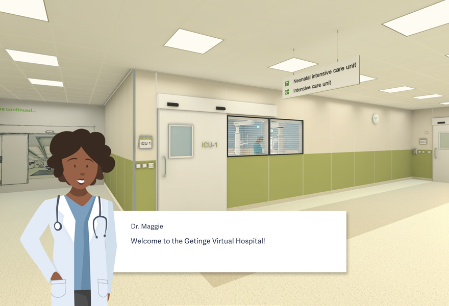 Getinge Virtual Hospital - explore medical equipment in a virtual hospital