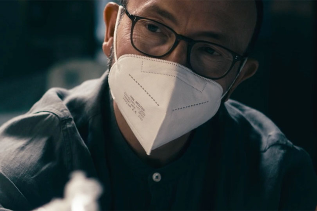 Doctor checking on ECMO patient