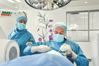 Surgeon operating